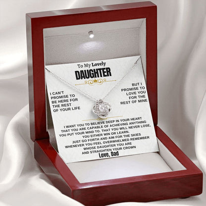 Gift for Daughter from Dad - Promise Knot