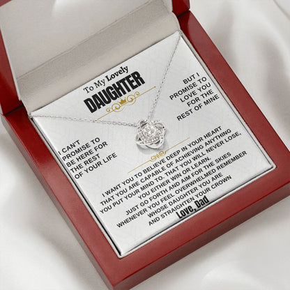 Gift for Daughter from Dad - Promise Knot