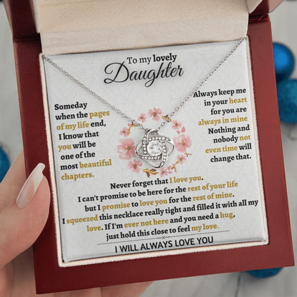 Beautiful Keepsake Gift for Daughter - I Promise To love You - TFG