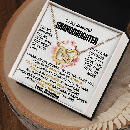 Gift for Granddaughter - Love you for the rest of mine