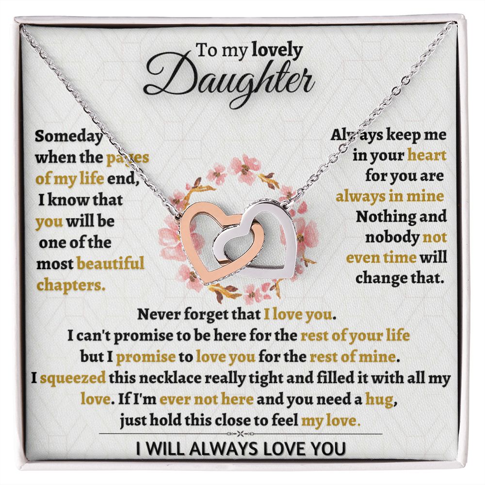 Gift for Daughter - Interlocking Hearts