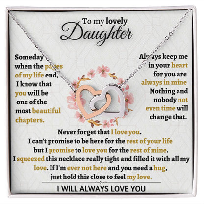 Gift for Daughter - Interlocking Hearts