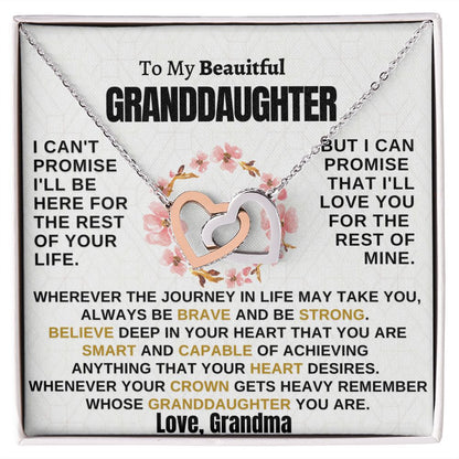 Gift for Granddaughter - Love you for the rest of mine