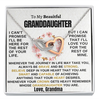 Gift for Granddaughter - Love you for the rest of mine