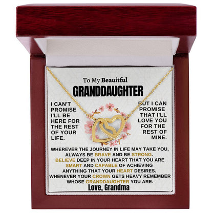 Gift for Granddaughter - Love you for the rest of mine