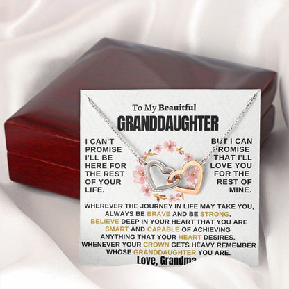 Gift for Granddaughter - Love you for the rest of mine