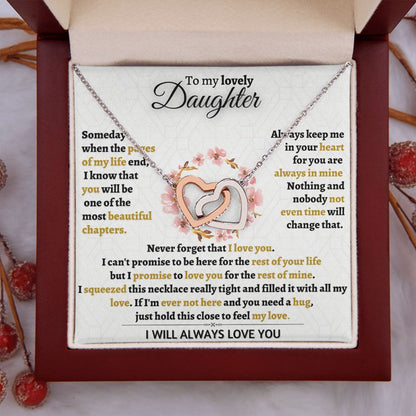 Gift for Daughter - Interlocking Hearts