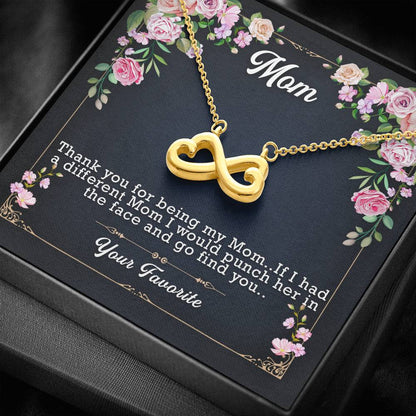 Mother Daughter Necklace Infinity
