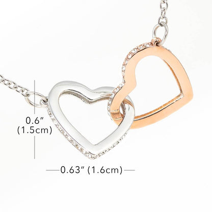 2 Double hearts necklace
