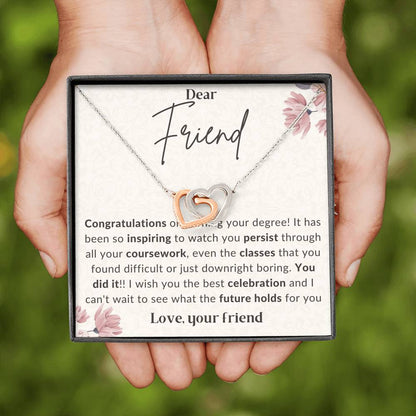 2 Double hearts necklace