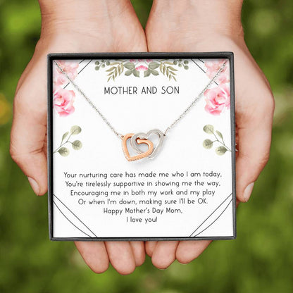 Mother's Day Gift From Son | Gift for Mom From Son | Mother Son Gift | Mother's Day Jewelry | Mother's Day Necklace With Card | To My Mom Gift