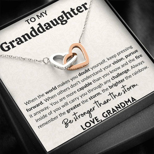 Gift for Granddaughter | Be Stronger than the storm