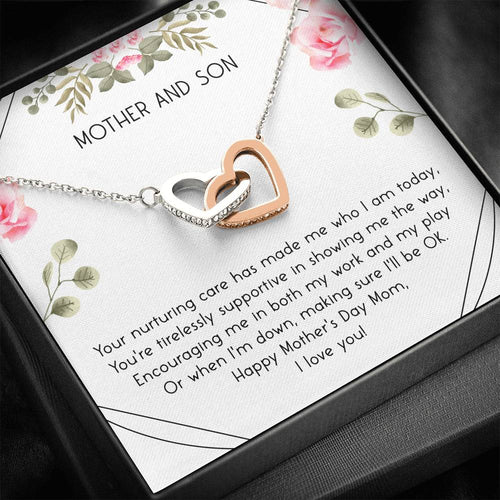 Mother's Day Gift From Son | Gift for Mom From Son | Mother Son Gift | Mother's Day Jewelry | Mother's Day Necklace With Card | To My Mom Gift