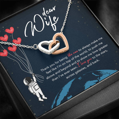 Dear Wife I Love You To The Stars Gift For Wife