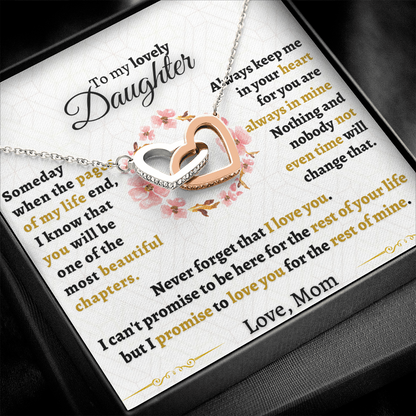 Gift for Daughter - Never forget that I love you