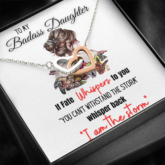 To My Badass Daughter If Fate Whispers To You Gift For Daughter From Mom / Dad