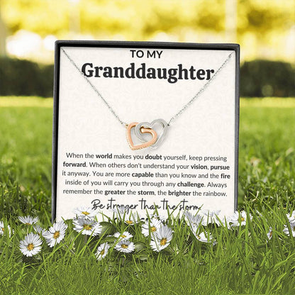Gift for Granddaughter | Be Stronger than the storm