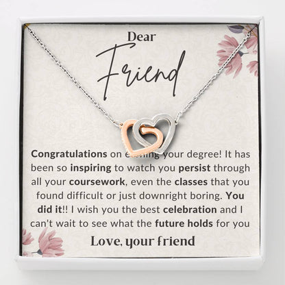 2 Double hearts necklace