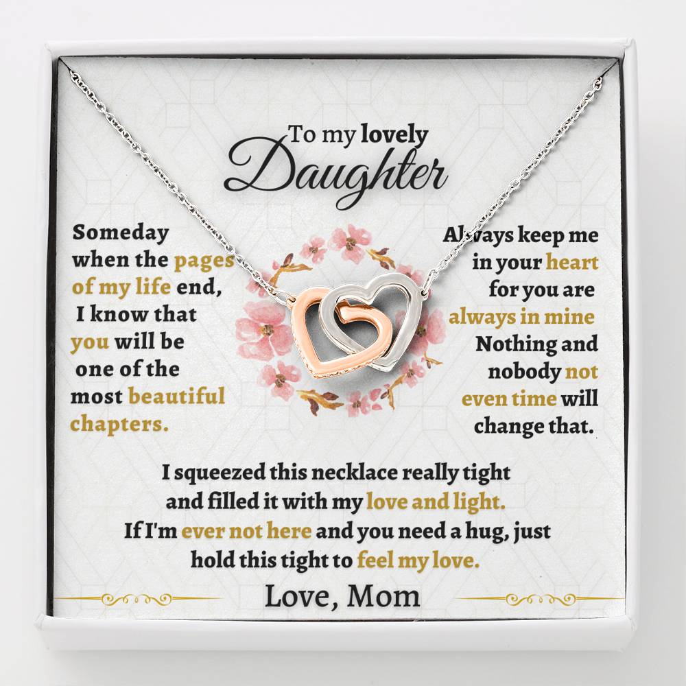 Beautiful Gift for Daughter from Mom - Beautiful Chapters - Interlocking Hearts