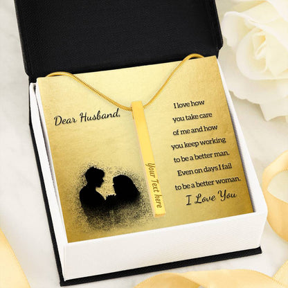 Dear Husband I Love You Anniversary Gift For Husband