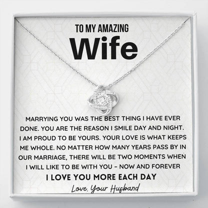 I love you more each day - Gift for Wife