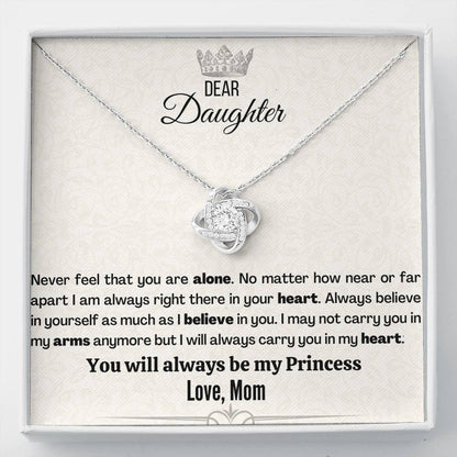 Badass Daughter (33) Love Knot Neclace