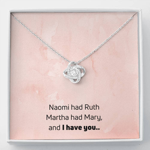 Unbiological Sister Gift | Soul Sister Gift | Naomi had Ruth Necklace