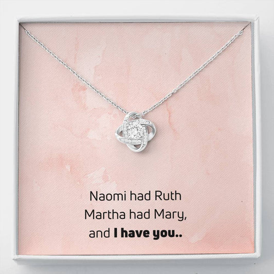 Unbiological Sister Gift | Soul Sister Gift | Naomi had Ruth Necklace
