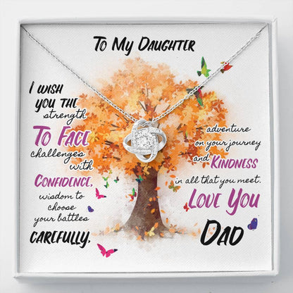 WISH YOU THE STRENGTH - CARD Love Knot Neclace