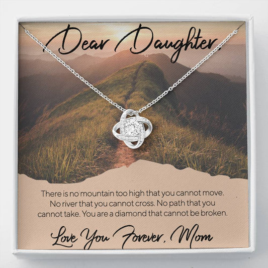 Dear Daughter You Are Diamond That Cannot Be Broken. Gift For Daughter From Mom