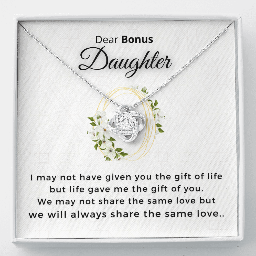 Gift for bonus daughter - Loveknot