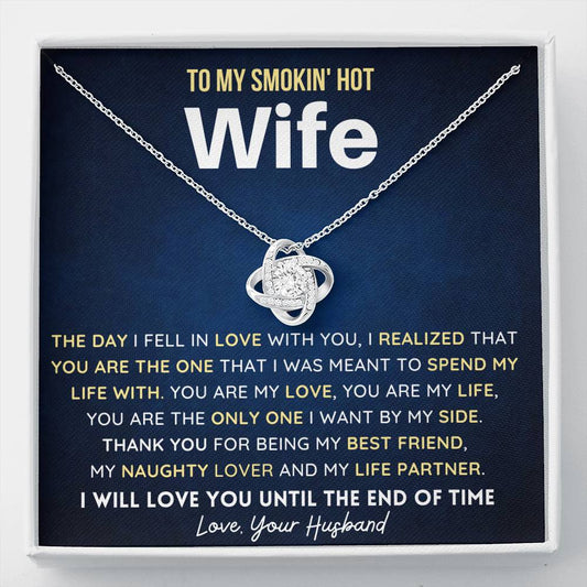 Gift for Wife - Thank You! - Love Knot Necklace