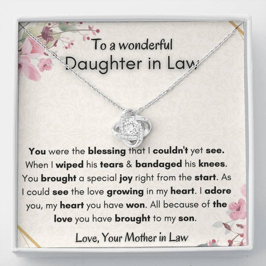 Gift for Daughter in law - You were the blessing - from mother in law