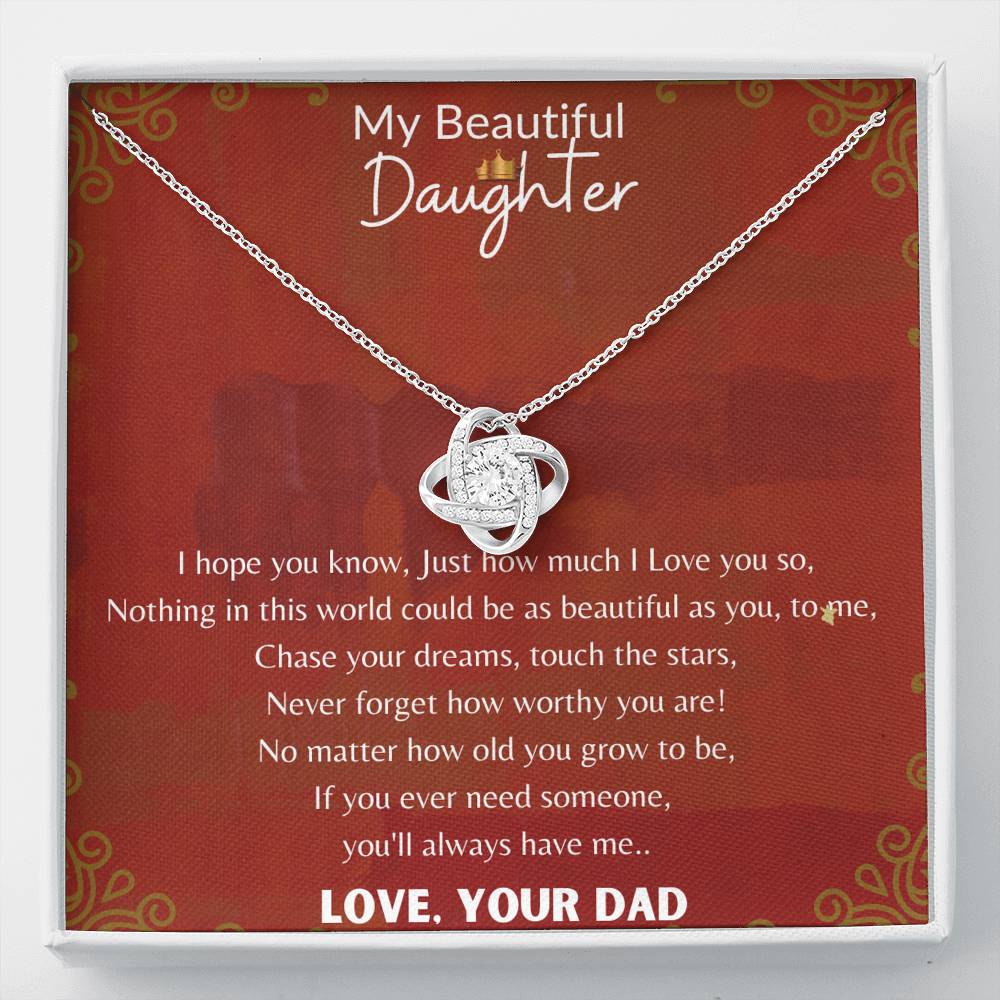 My Beautiful Daughter You'll Always Have Me Gift For Daughter From Dad