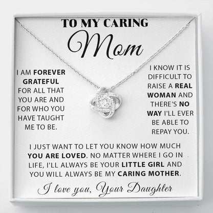 My Caring Mom Love Knot Neclace