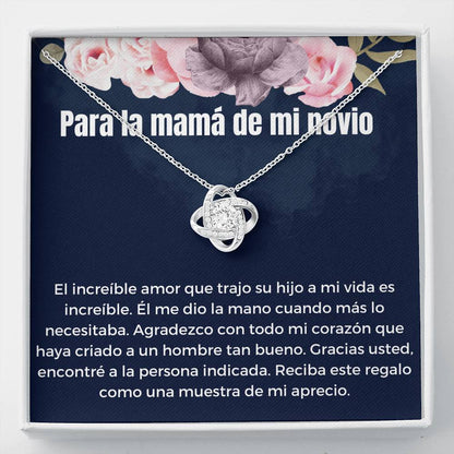 Para la mujer más especial, mi mami (2) Love Knot Neclace