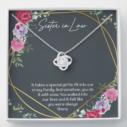 WALKED INTO OUR LIVES - CARD Love Knot Neclace