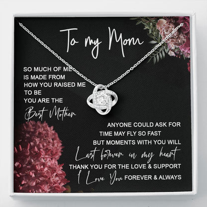 Mom - Last Forever In My Heart Love Knot Neclace