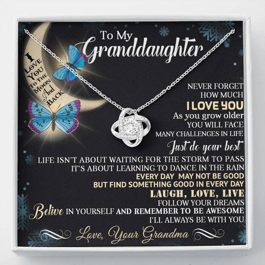 Gift for Granddaughter - I love you to the moon and back