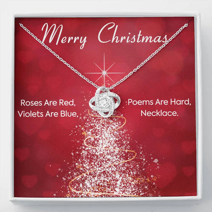 ROSES ARE RED Love Knot Neclace