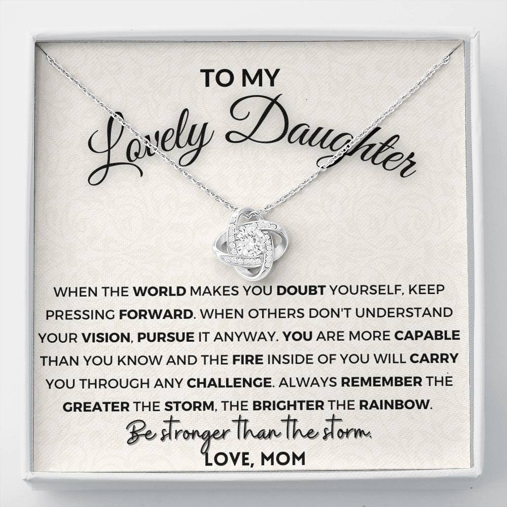 Gift for Daughter, Be Stronger Than The Storm