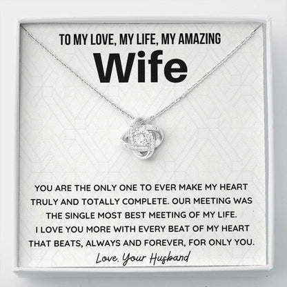 I love you more with every beat of my heart - Gift for Wife