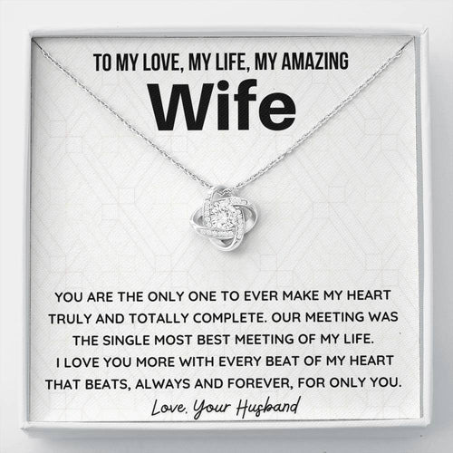 I love you more with every beat of my heart - Gift for Wife