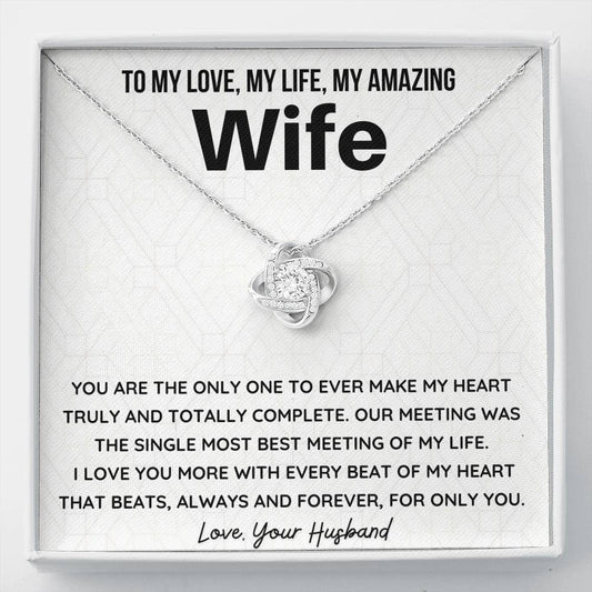 I love you more with every beat of my heart - Gift for Wife