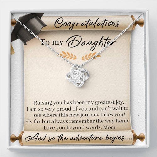 Graduation Gift For Daughter Loveknot Necklace