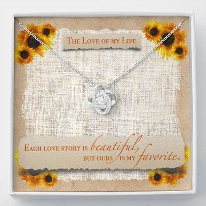 EACH LOVE STORY Love Knot Neclace