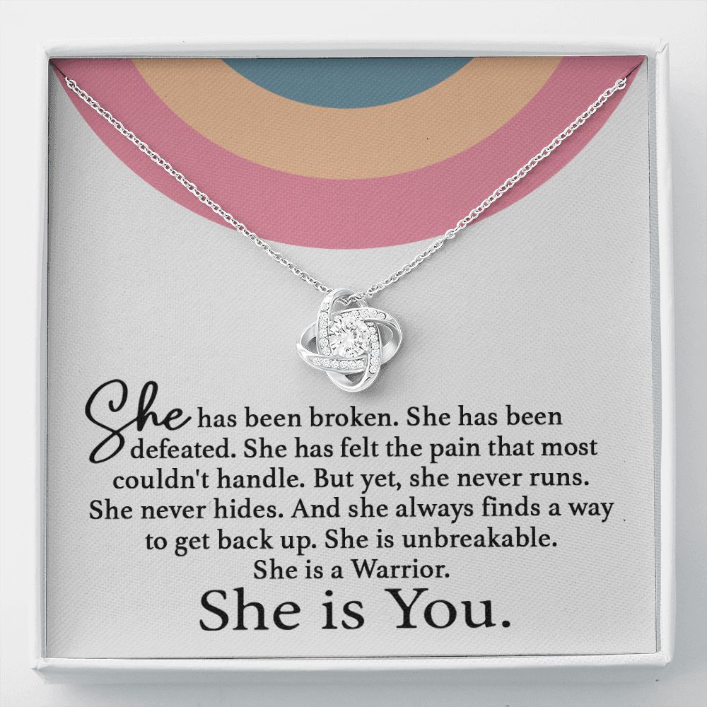 She Is You Love Knot Neclace