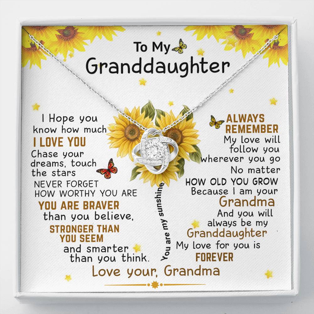 Gift for Granddaughter - My love for you is forever