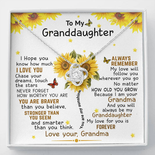 Gift for Granddaughter - My love for you is forever