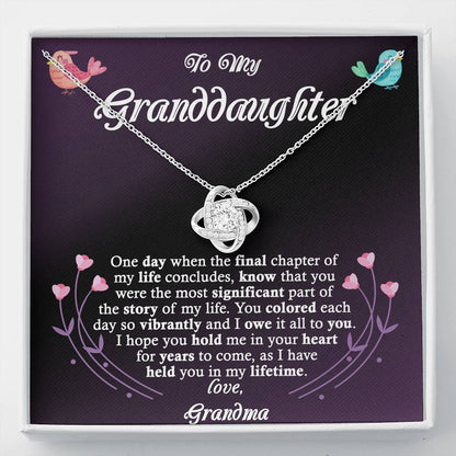 Gift for Granddaughter - Final chapters of my life